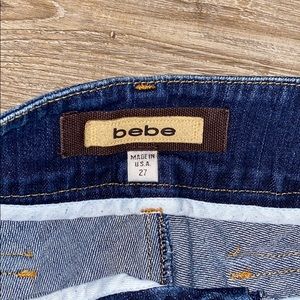 Bebe Jean skirt